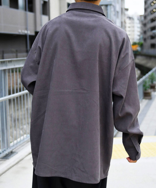 kutir（クティール）の「アソートオープンカラーシャツ（シャツ/ブラウス・メンズ・チャコールグレー/ブラック/ベージュ/ネイビー/グレー/ライトベージュ/グレイッシュベージュ・MEDIUM/LARGE）」の20枚目の写真