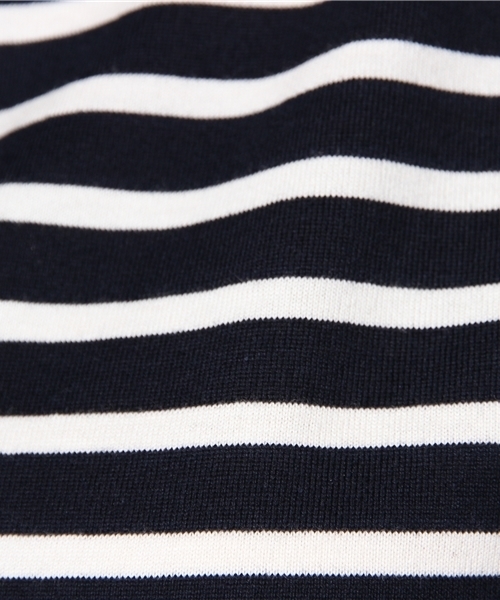 green label relaxing（グリーンレーベルリラクシング）の「GC カタアキ BOR S/SL POカットソー（Tシャツ/カットソー・レディース・オフホワイト/ブラック/コバルトブルー・フリー）」の14枚目の写真