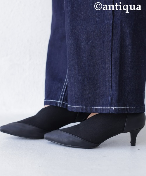 antiqua（アンティカ）の「マットブラックゴアパンプス（パンプス・レディース・ブラック・LL/S/M/L）」の19枚目の写真