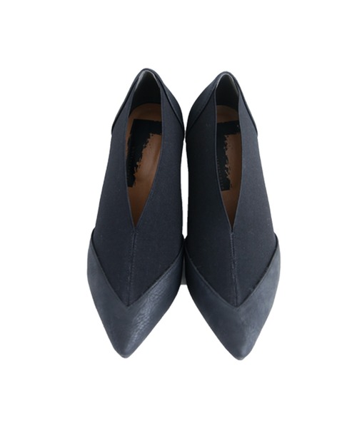 antiqua（アンティカ）の「マットブラックゴアパンプス（パンプス・レディース・ブラック・LL/S/M/L）」の9枚目の写真