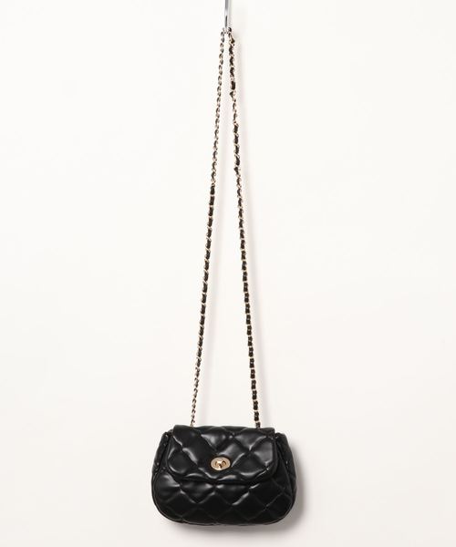 apres jour（アプレジュール）の「【apres jour×ARIAZ】キルティングショルダーバッグ（ショルダーバッグ・レディース・ブラック/オフホワイト・FREE）」の4枚目の写真