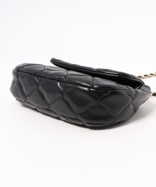 apres jour（アプレジュール）の「【apres jour×ARIAZ】キルティングショルダーバッグ（ショルダーバッグ・レディース・ブラック/オフホワイト・FREE）」の6枚目の写真