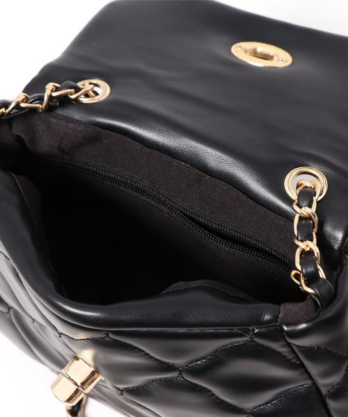 apres jour（アプレジュール）の「【apres jour×ARIAZ】キルティングショルダーバッグ（ショルダーバッグ・レディース・ブラック/オフホワイト・FREE）」の3枚目の写真