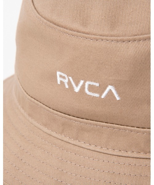 RVCA（ルーカ）の「RVCA ルーカ メンズ  RVCA HAT ロゴ ハット/帽子 バケットハット バケハ（ハット・メンズ・ブラック/ベージュ/モスグリーン・FREE）」の3枚目の写真