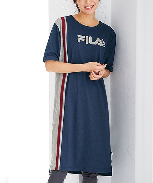 Fila フィラ の ｆｉｌａ 配色デザインワンピース ワンピース Wear