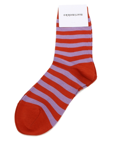 fennica(フェニカ)の「marimekko / raitsuソックス(ソックス/靴下・レディース・オレンジ系その他/パープル/ブルー系その他・34‐36/37‐39)」の1枚目の写真