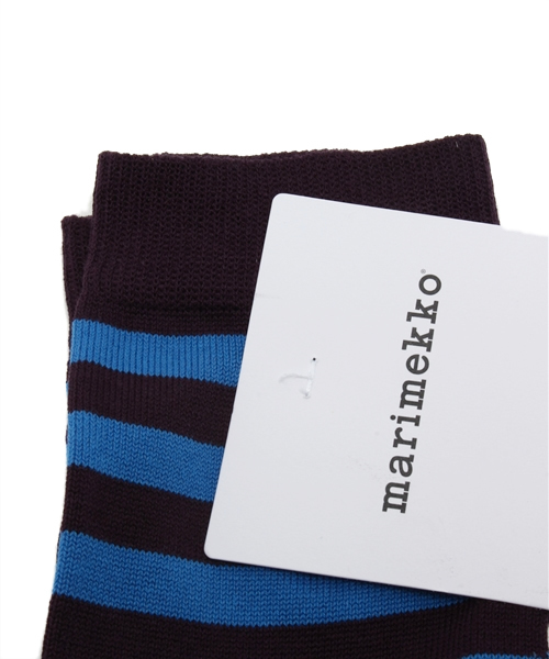 fennica(フェニカ)の「marimekko / raitsuソックス(ソックス/靴下・レディース・オレンジ系その他/パープル/ブルー系その他・34‐36/37‐39)」の4枚目の写真