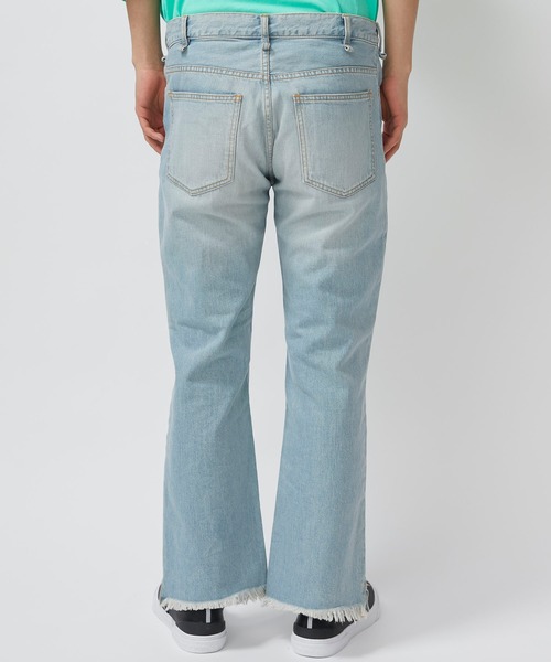 Iroquois（イロコイ）の「【Iroquois】CUTOFF FLARE DENIM / 480100 