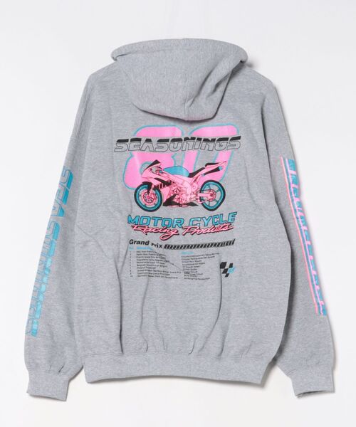 【セール】seasoning / GIONO HOODIE MOTORCYCLE（パーカー）｜SEASONING（シーズニング）