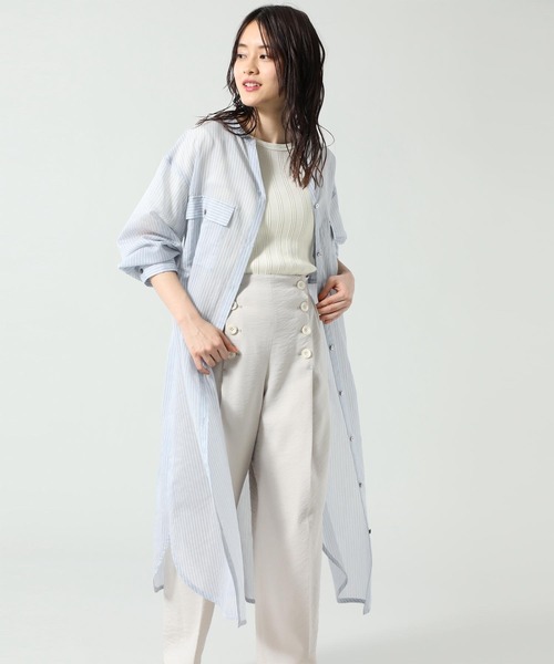 セール シアーシャツワンピース シャツワンピース Rose Bud ローズバッド のファッション通販 Zozotown