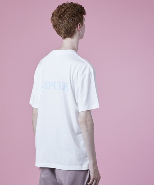 EIGHTAM(エイタム)の「Pure and impure tee(Tシャツ/カットソー・レディース・ホワイト/ブラック・SMALL/MEDIUM/LARGE)」の4枚目の写真
