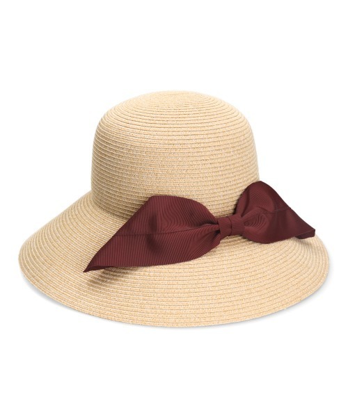 milsa（ミルサ）の「【milsa】[WEB別注]WASHABLE BRAID CAPE / 【ミルサ】ウォッシャブル ブレード キャペリン（ハット・レディース・アイボリー/ブラック/ブラウン/ベージュ/ブルー/ネイビー/ライトブルー/パープル/マスタード/ピンク/スモークピンク/サーモンピンク/レッド系その他/ワイン・59cm/M/57.5cm）」の14枚目の写真