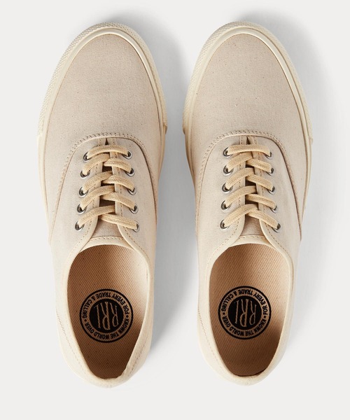 RRL（ダブル アール エル）の「ニュー ノーフォーク キャンバス スニーカー（スニーカー・メンズ・グレー系・8-D/9-D/11-D/10-D/7-D/5/6D）」の6枚目の写真