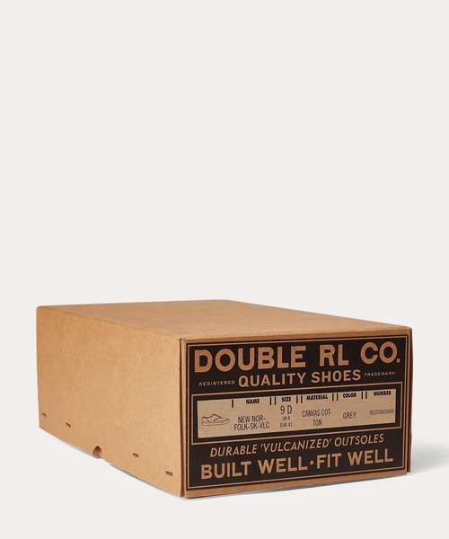 RRL（ダブル アール エル）の「ニュー ノーフォーク キャンバス スニーカー（スニーカー・メンズ・グレー系・8-D/9-D/11-D/10-D/7-D/5/6D）」の8枚目の写真