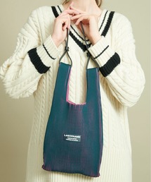 LASTFRAME | 【LASTFRAME(ラストフレーム)】レザーストラップ付2トーンマーケットバッグ　L320001-1(ショルダーバッグ)