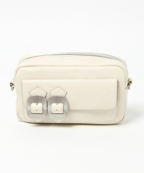 PAGEBOY（ページボーイ）の「バックルモードショルダー（ショルダーバッグ・レディース・ブラック/オフホワイト・FREE）」の4枚目の写真