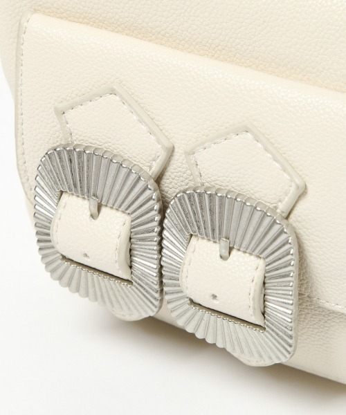 PAGEBOY（ページボーイ）の「バックルモードショルダー（ショルダーバッグ・レディース・ブラック/オフホワイト・FREE）」の7枚目の写真