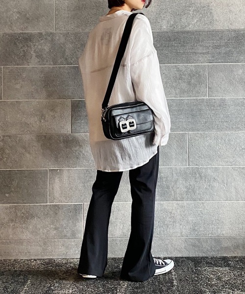 PAGEBOY（ページボーイ）の「バックルモードショルダー（ショルダーバッグ・レディース・ブラック/オフホワイト・FREE）」の21枚目の写真
