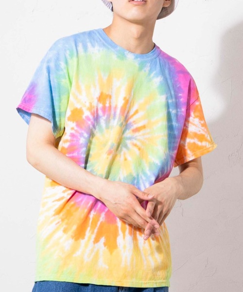 WEGO（ウィゴー）の「WEGO/タイダイTシャツ（Tシャツ/カットソー・メンズ・その他1/その他2/その他3・MEDIUM/LARGE）」の3枚目の写真