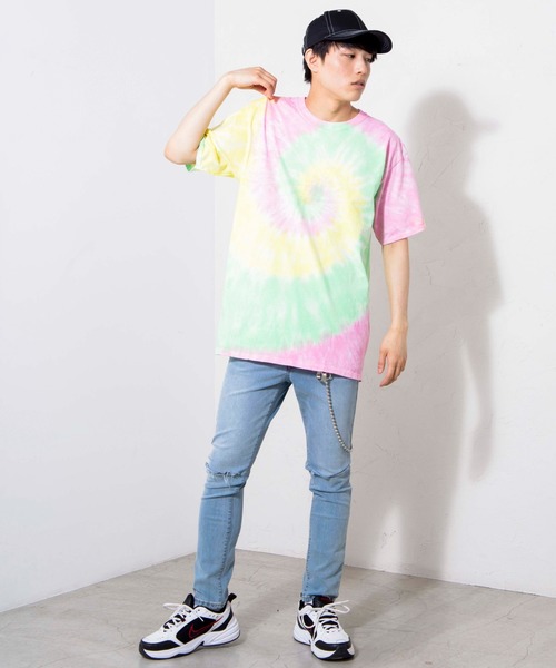 WEGO（ウィゴー）の「WEGO/タイダイTシャツ（Tシャツ/カットソー・メンズ・その他1/その他2/その他3・MEDIUM/LARGE）」の8枚目の写真