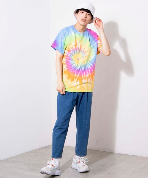 WEGO（ウィゴー）の「WEGO/タイダイTシャツ（Tシャツ/カットソー・メンズ・その他1/その他2/その他3・MEDIUM/LARGE）」の5枚目の写真