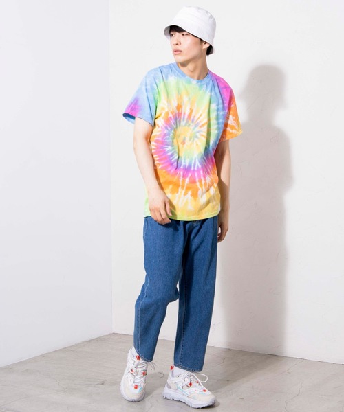 WEGO（ウィゴー）の「WEGO/タイダイTシャツ（Tシャツ/カットソー・メンズ・その他1/その他2/その他3・MEDIUM/LARGE）」の4枚目の写真