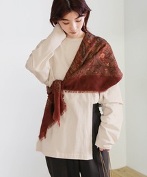 アシンメトリーカットプルオーバー