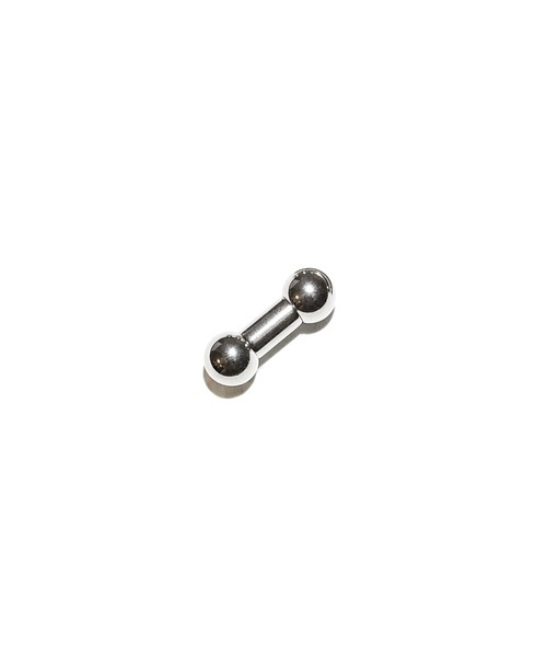 MORPH(モルフ)の「MORPH モルフ バーベルボディーピアス 4ゲージ 8mm~16mm(ピアス(片耳用)・メンズ・シルバー・8/10/12/14/16)」の3枚目の写真