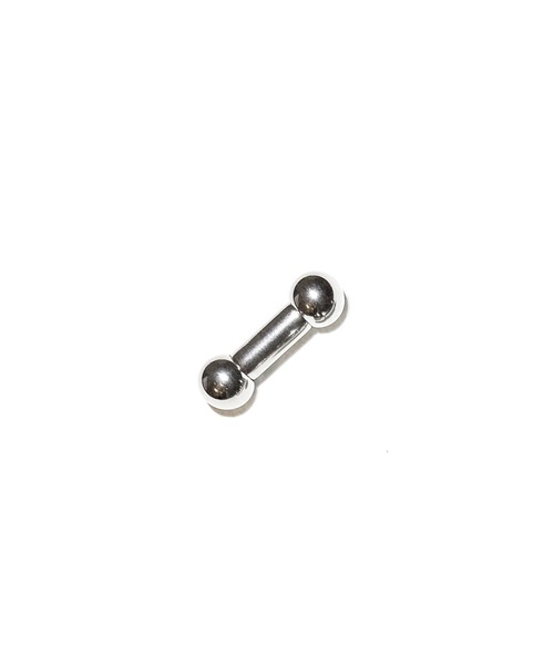 MORPH(モルフ)の「MORPH モルフ バーベルボディーピアス 4ゲージ 8mm~16mm(ピアス(片耳用)・メンズ・シルバー・8/10/12/14/16)」の4枚目の写真