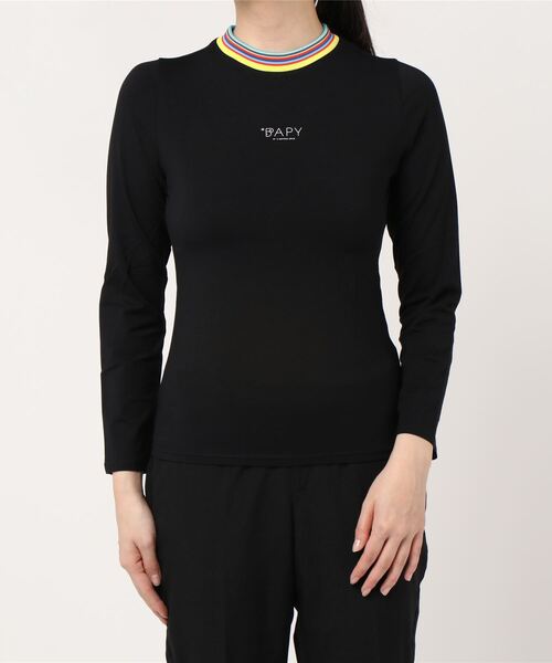 A BATHING APE(アベイシングエイプ)の「BPY BAPY LT LONGSLEE(Tシャツ/カットソー・レディース・レッド/ホワイト/ブラック・X-SMALL/SMALL)」の8枚目の写真