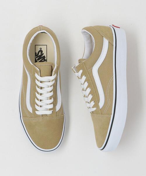 VANS(バンズ)の「VANS(ヴァンズ) 20FW OLD SKOOL / オールドスクール【EMMEL REFINES】(スニーカー・レディース・ベージュ/イエロー・23.5cm/24.5cm/24cm)」の2枚目の写真