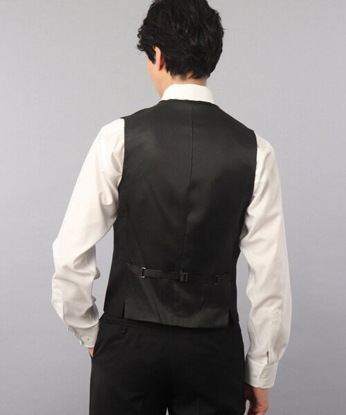 TAKEO KIKUCHI(タケオキクチ)の「【Sサイズ~】サージ ベスト(スーツベスト・メンズ・ブラック/ダークネイビー・01/02/03/04/05)」の4枚目の写真