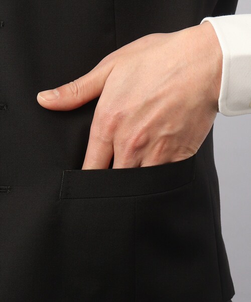 TAKEO KIKUCHI(タケオキクチ)の「【Sサイズ~】サージ ベスト(スーツベスト・メンズ・ブラック/ダークネイビー・01/02/03/04/05)」の7枚目の写真