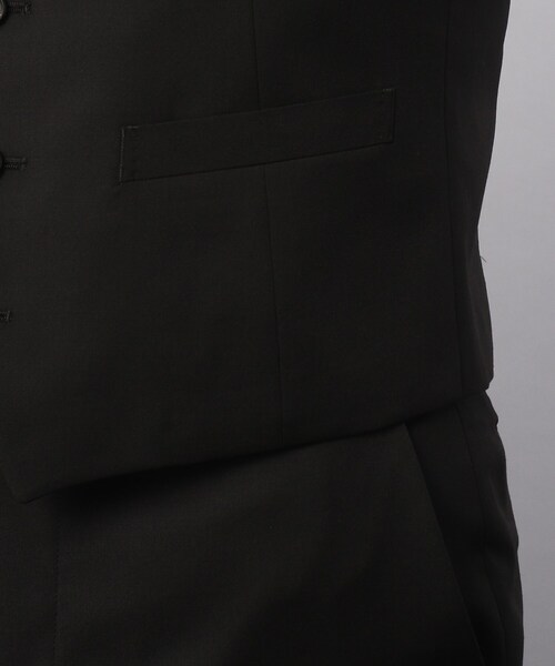 TAKEO KIKUCHI(タケオキクチ)の「【Sサイズ~】サージ ベスト(スーツベスト・メンズ・ブラック/ダークネイビー・01/02/03/04/05)」の8枚目の写真