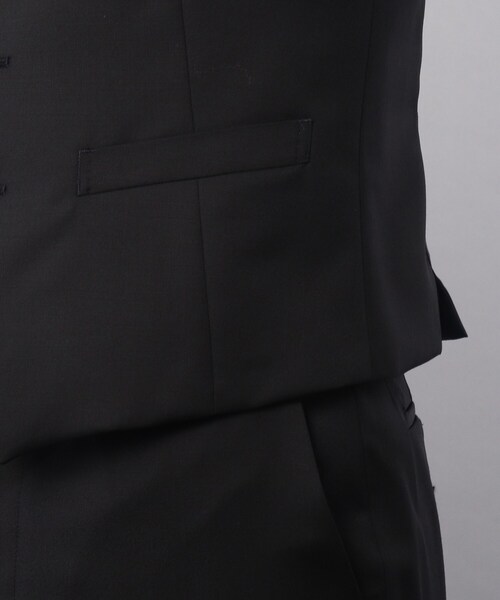 TAKEO KIKUCHI(タケオキクチ)の「【Sサイズ~】サージ ベスト(スーツベスト・メンズ・ブラック/ダークネイビー・01/02/03/04/05)」の21枚目の写真