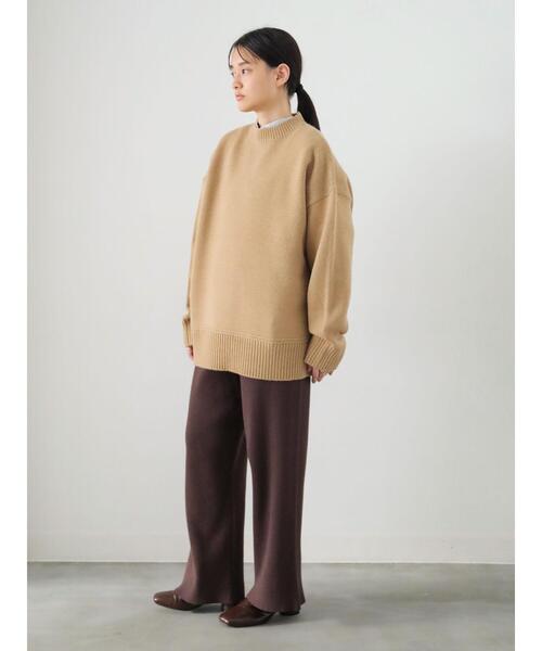 AMERICAN HOLIC（アメリカンホリック）の「クルーネックざっくりニットプルオーバー　＊（ニット/セーター・レディース・テラコッタ/ベージュ/グレー系その他/アイボリー/ブラック・M/L）」の18枚目の写真