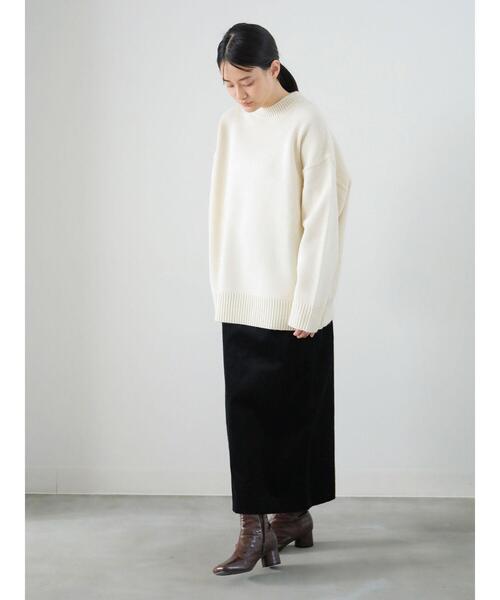 AMERICAN HOLIC（アメリカンホリック）の「クルーネックざっくりニットプルオーバー　＊（ニット/セーター・レディース・テラコッタ/ベージュ/グレー系その他/アイボリー/ブラック・M/L）」の22枚目の写真