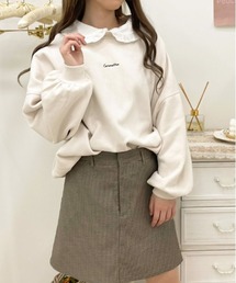 apres jour | 襟付きロゴスウェット【ZOZOTOWN限定アイテム】(スウェット)