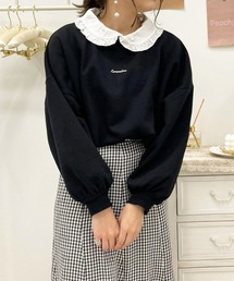 襟付きロゴスウェット【ZOZOTOWN限定アイテム】