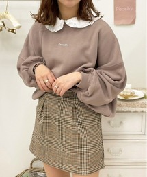 襟付きロゴスウェット【ZOZOTOWN限定アイテム】