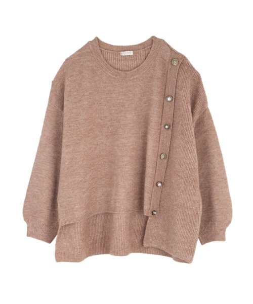 axes femme(アクシーズファム)の「洗えるふわふわニットPO(ニット/セーター・レディース・ベージュ/グレー/ピンク・MEDIUM)」の8枚目の写真