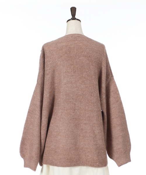 axes femme(アクシーズファム)の「洗えるふわふわニットPO(ニット/セーター・レディース・ベージュ/グレー/ピンク・MEDIUM)」の11枚目の写真