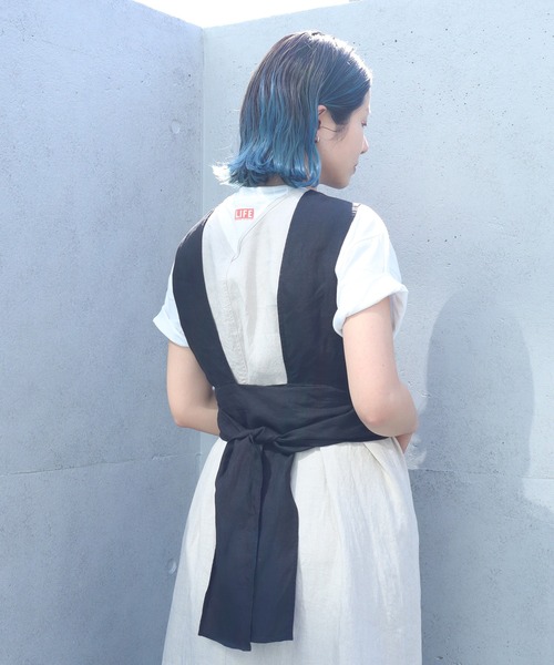 nitca（ニトカ）の「プレーンファブリックベルトブラウス（シャツ/ブラウス・レディース・レッド/ブラック/キナリ・FREE）」の3枚目の写真