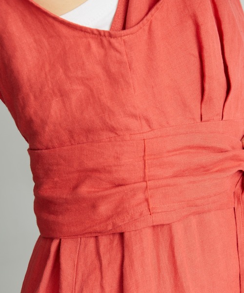 nitca（ニトカ）の「プレーンファブリックベルトブラウス（シャツ/ブラウス・レディース・レッド/ブラック/キナリ・FREE）」の17枚目の写真