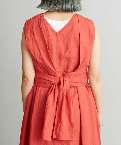 nitca（ニトカ）の「プレーンファブリックベルトブラウス（シャツ/ブラウス・レディース・レッド/ブラック/キナリ・FREE）」の15枚目の写真