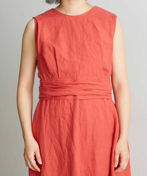 nitca（ニトカ）の「プレーンファブリックベルトブラウス（シャツ/ブラウス・レディース・レッド/ブラック/キナリ・FREE）」の14枚目の写真