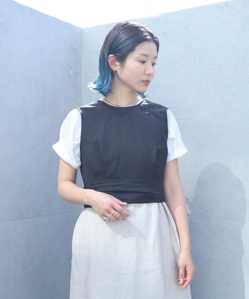 nitca（ニトカ）の「プレーンファブリックベルトブラウス（シャツ/ブラウス・レディース・レッド/ブラック/キナリ・FREE）」の20枚目の写真