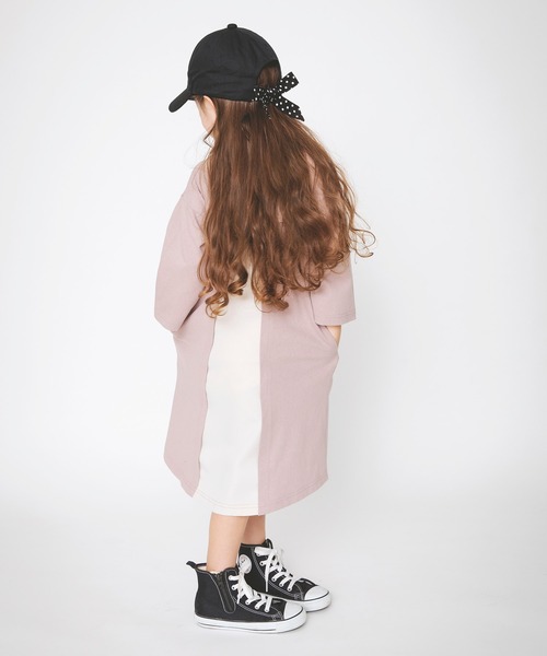 BRANSHES(ブランシェス)の「後ろ切り替え長袖ワンピース(ワンピース・キッズ・ベージュ/ブラウン・100cm/110cm/140cm/150cm/90cm/130cm/80cm/120cm)」の9枚目の写真