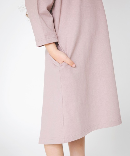 BRANSHES(ブランシェス)の「後ろ切り替え長袖ワンピース(ワンピース・キッズ・ベージュ/ブラウン・100cm/110cm/140cm/150cm/90cm/130cm/80cm/120cm)」の13枚目の写真