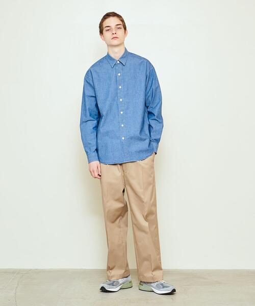 UNITED ARROWS & SONS（ユナイテッドアローズアンドサンズ）の「UNITED ARROWS & SONS（ユナイテッドアローズ＆サンズ）1P CHINO（チノパンツ・メンズ・ブラック/ベージュ・S/M/L/XL）」の6枚目の写真